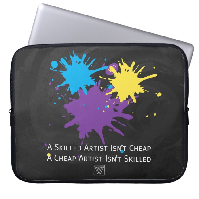 Art Isnt Cheap Laptop Sleeve (Front)