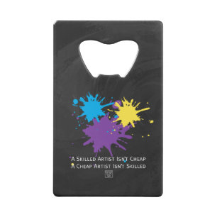 Art Isnt Cheap Wallet Bottle Opener