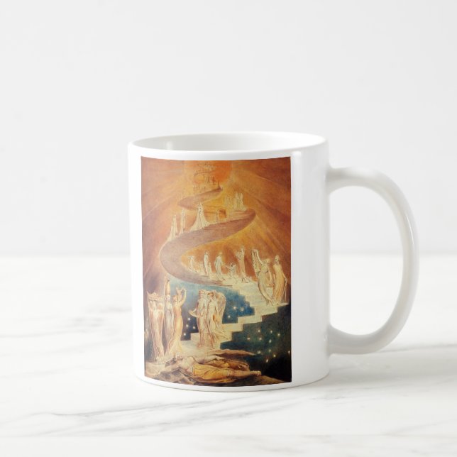 Art Jacobs ladder William Blake Coffee Mug (Right)