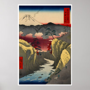 Art japonais Ukiyo-E Affiche Utagawa Hiroshige