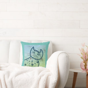Art, Joli Couteau Clipart Jeter Oreiller