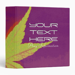 Art leaf 10   Personalized binders