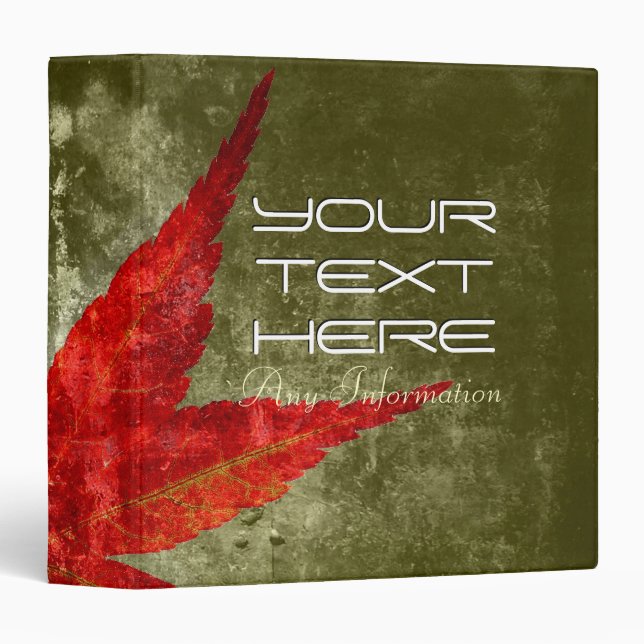 Art leaf 3 | Personalized binders (Front/Spine)