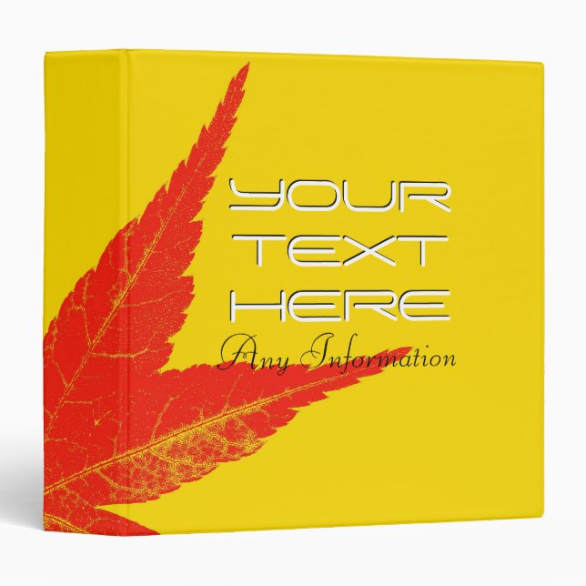 Art leaf 4 | Personalized binders (Front/Spine)