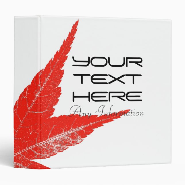Art leaf 6 | Personalized binders (Front/Spine)