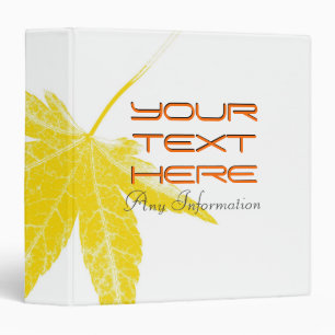 Art leaf 8   Personalized binders