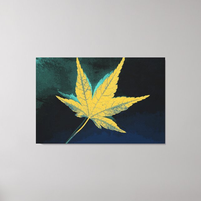 Art Leaf Autumn 5 Canvas Print (Front)