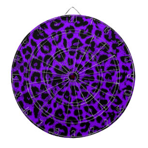 Art leopard fur 3 dartboard