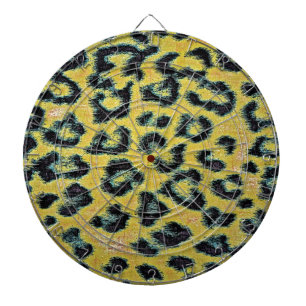 Art leopard fur 4 dartboard