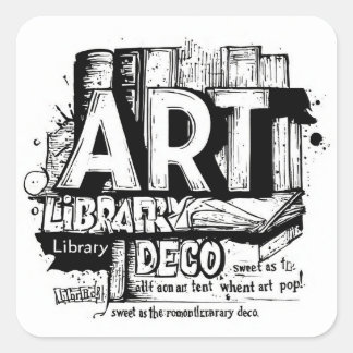 Art Library Deco Sticker Pack: A Story of Art I