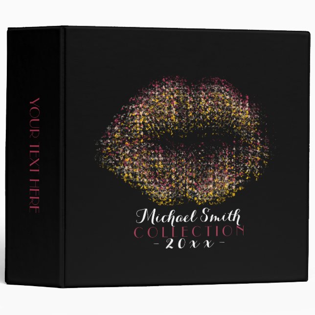 Art Lips Makeup Artist #29 Binder (Front/Spine)