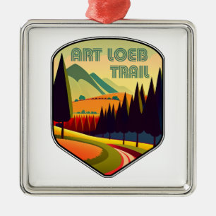 Art Loeb Trail North Carolina Colours Metal Ornament