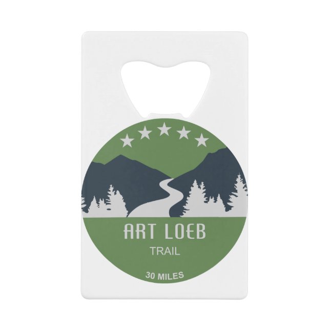 Art Loeb Trail North Carolina Credit Card Bottle Opener (Front)