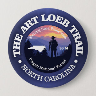 Art Loeb Trail (rd2) 4 Inch Round Button