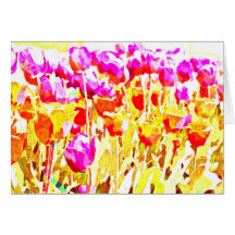 Art lumineux de tulipe