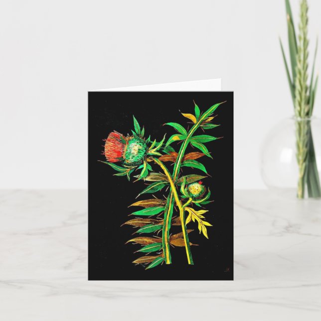 Art-Mary Carte pour notes-Botanique Delany 6 (Devant)