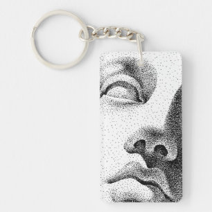 Art matriciel : Visage de marbre classique