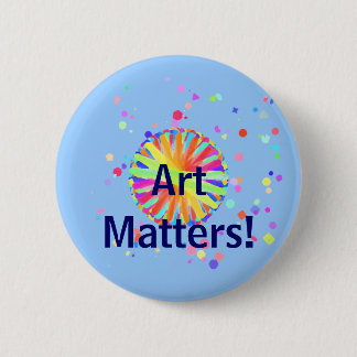 Art Matters! Colour Wheel Gone Wild 2 Inch Round Button