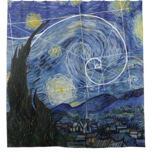  Art Meets Math, Van Gogh Meets Fibonacci Card