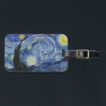 Art Meets Math, Van Gogh Meets Fibonacci Card Luggage Tag<br><div class="desc">Vincent van Gogh meets Leonardo Fibonacci. Fibonacci spiral superimposed on elements of van Gogh's famous painting.</div>