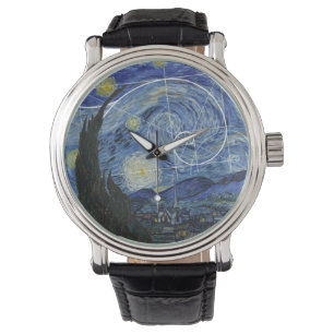  Art Meets Math, Van Gogh Meets Fibonacci Card Watch