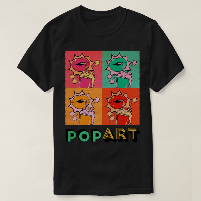 Art Milkshake Retro T-Shirt (Design Front)
