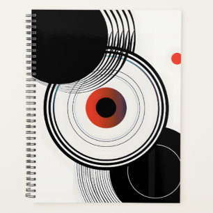 Art minimaliste de cercles géométriques abstraits 