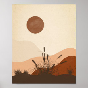 Art minimaliste. Décoration murale Poster
