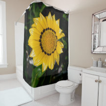 Art moderne Fleur Design Douche rideau