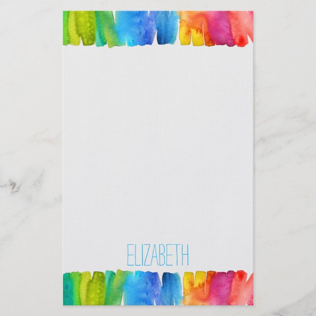 Art moderne, jolie fille d'art, papeterie personna (Devant)