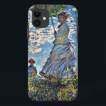 Art Monet Lady with Umbrella iPhone 11 Case<br><div class="desc">Monet Lady with Umbrella</div>