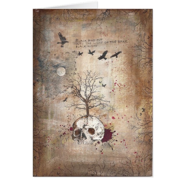 Art mort d'obscurité d'arbre (Devant)