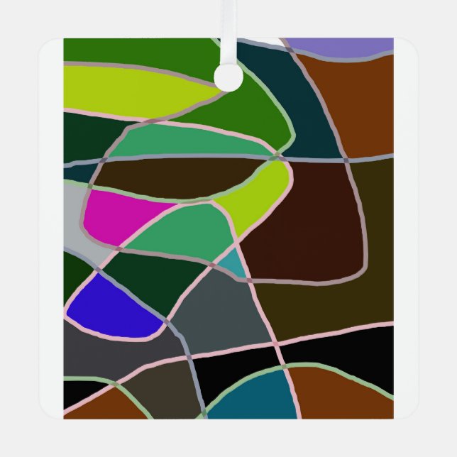 art mug metal ornament (Front)