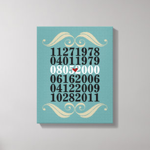 Art Mur Donné - 3 Enfants - Toile Enveloppée