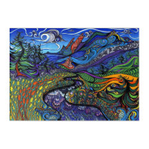 art mural en acrylique