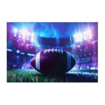 Affiche du Super Bowl de football américain