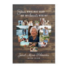 Cœur rustique | Plaque commémorative de collage ph