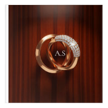 Custom Wedding Monogram Print: