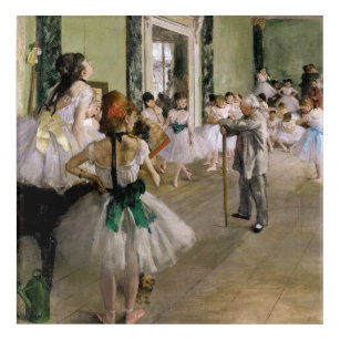 Art Mural En Acrylique Edgar Degas - Classe Danse