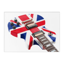 LES BRITANNIQUES VONT GUITARE 10x14
