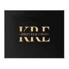 Marketing professionnel Elegant Noir moderne