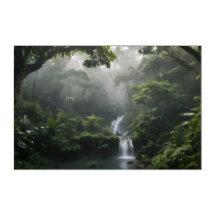 Paysage naturel de la forêt tropicale
