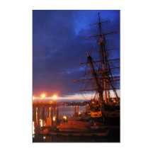 Pèlerin à l'aube photo du port de Dana