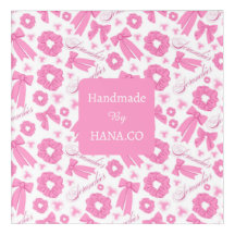 Pink Girly Scrunchies Pattern Cute Hair Accessory 