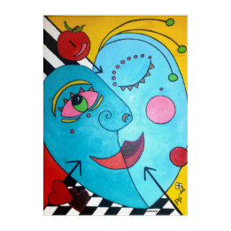 Art Mural En Acrylique Pomme de mon oeil