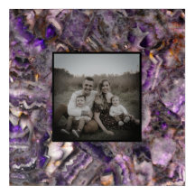 Quartz d'Améthyste violet Abstrait, granit violet