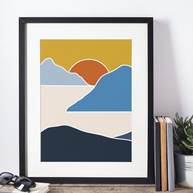 art mural moderne boho impression (boho modern wall art Print)