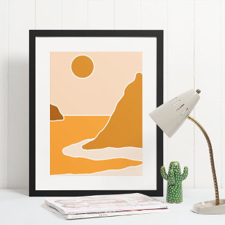 art mural moderne boho impression