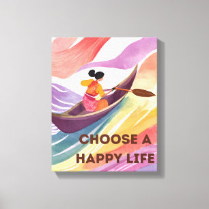 Art mural motivationnel - Choisissez une vie heure