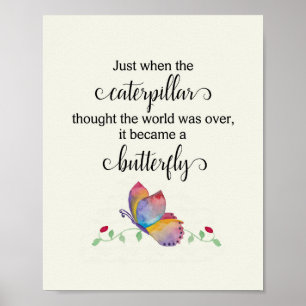 Art Mural Papillon Inspirant